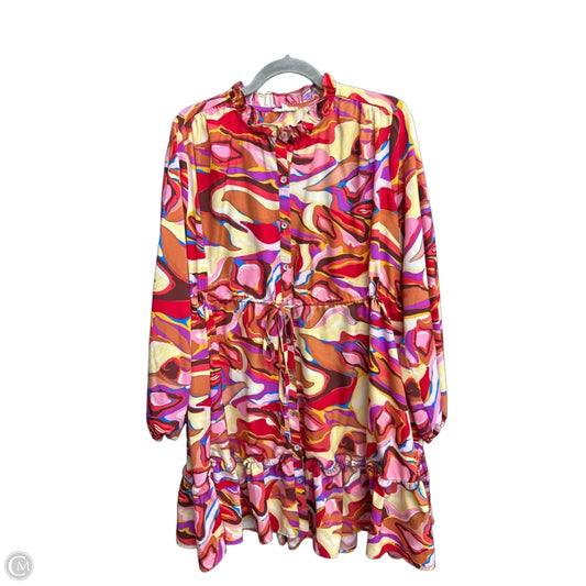 Dress Casual Midi By Jodifl In Multi-colored, Size: L