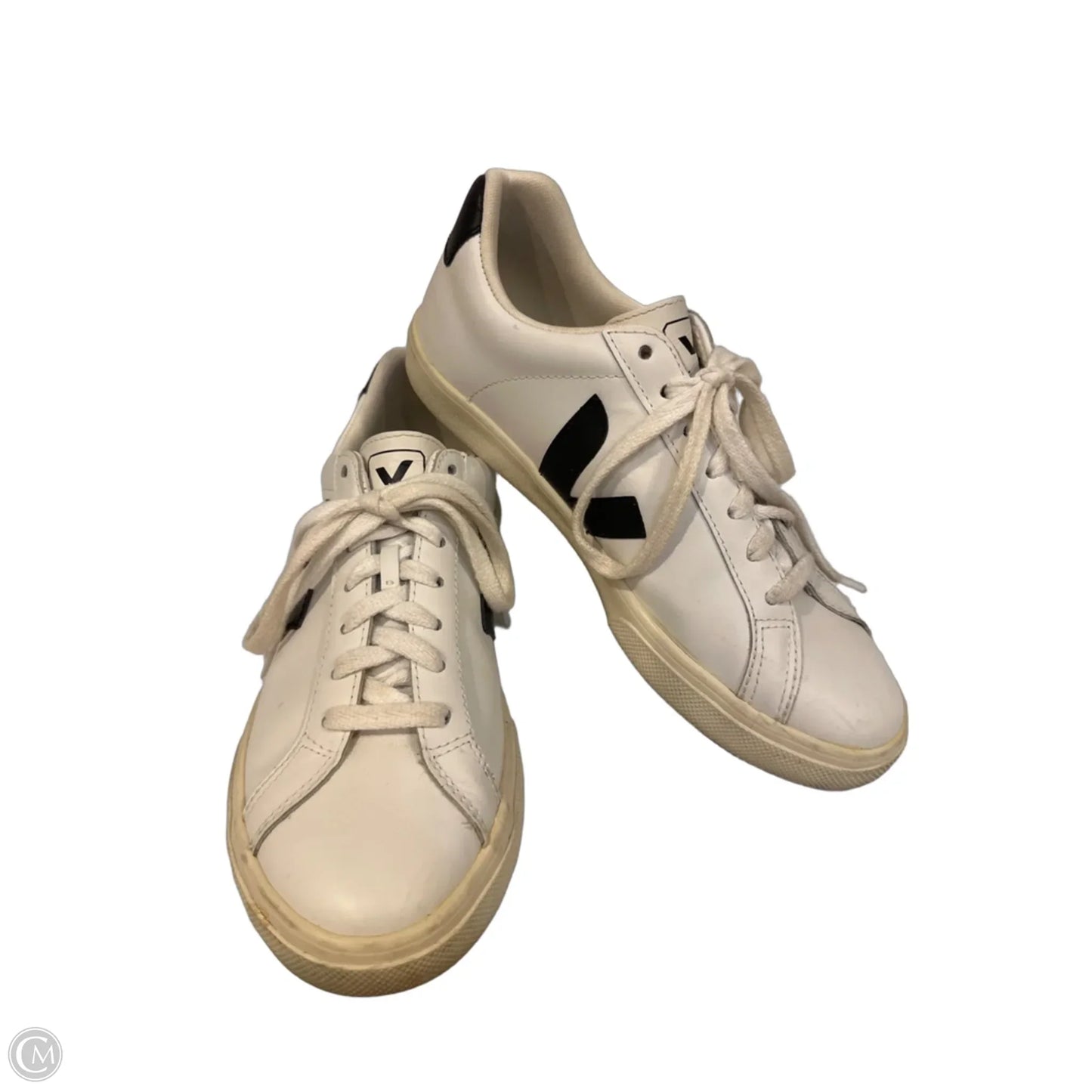 Shoes Flats By Veja In Black & White, Size: 7
