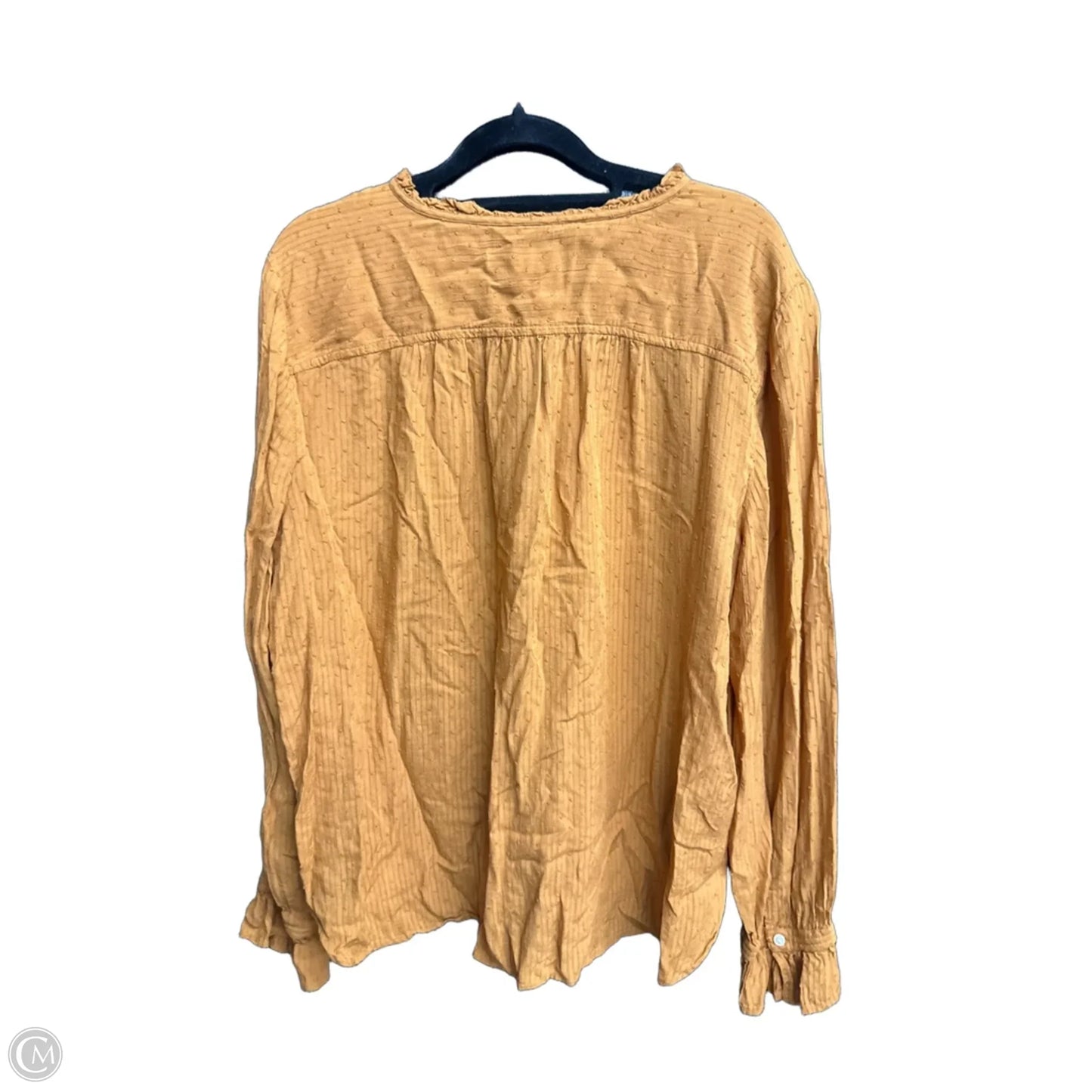 Top Long Sleeve By Loft In Orange, Size: L
