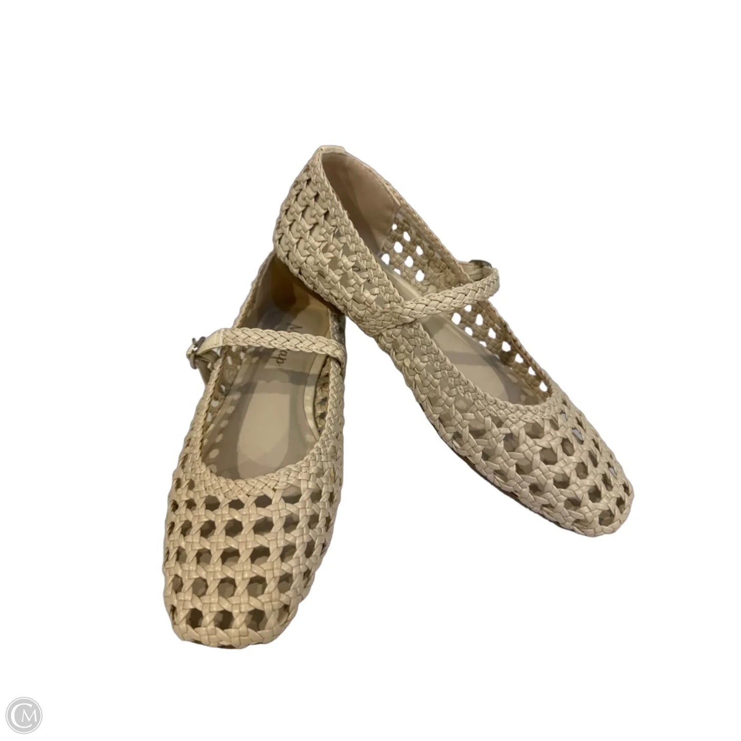 Shoes Flats By Clothes Mentor In Beige, Size: 7