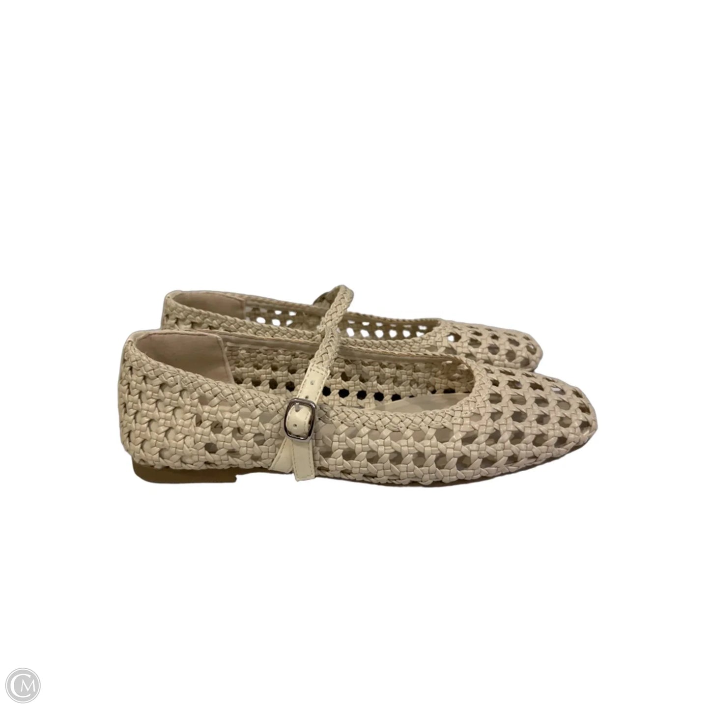 Shoes Flats By Clothes Mentor In Beige, Size: 7