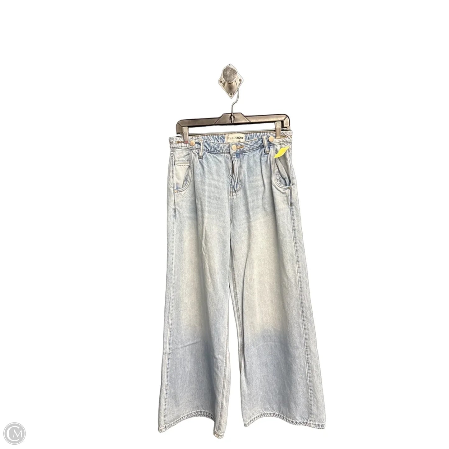 Jeans Wide Leg By Fashion Nova In Blue Denim, Size: 2