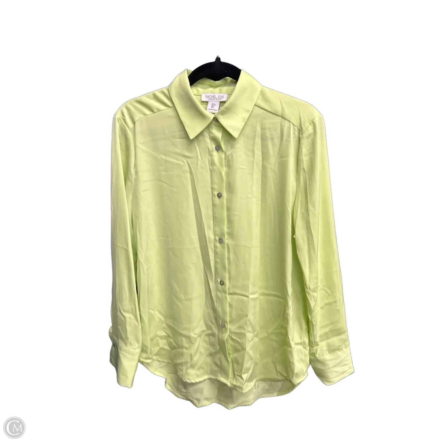 Blouse Long Sleeve By Rachel Zoe In Green, Size: Sp