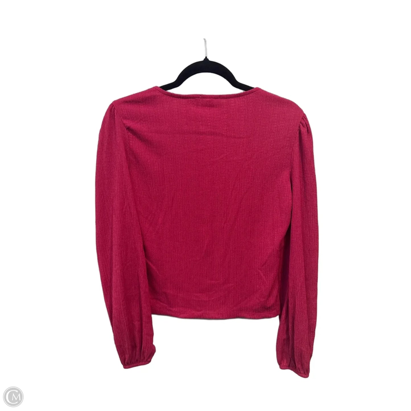 Top Long Sleeve By Derek Heart In Pink, Size: M