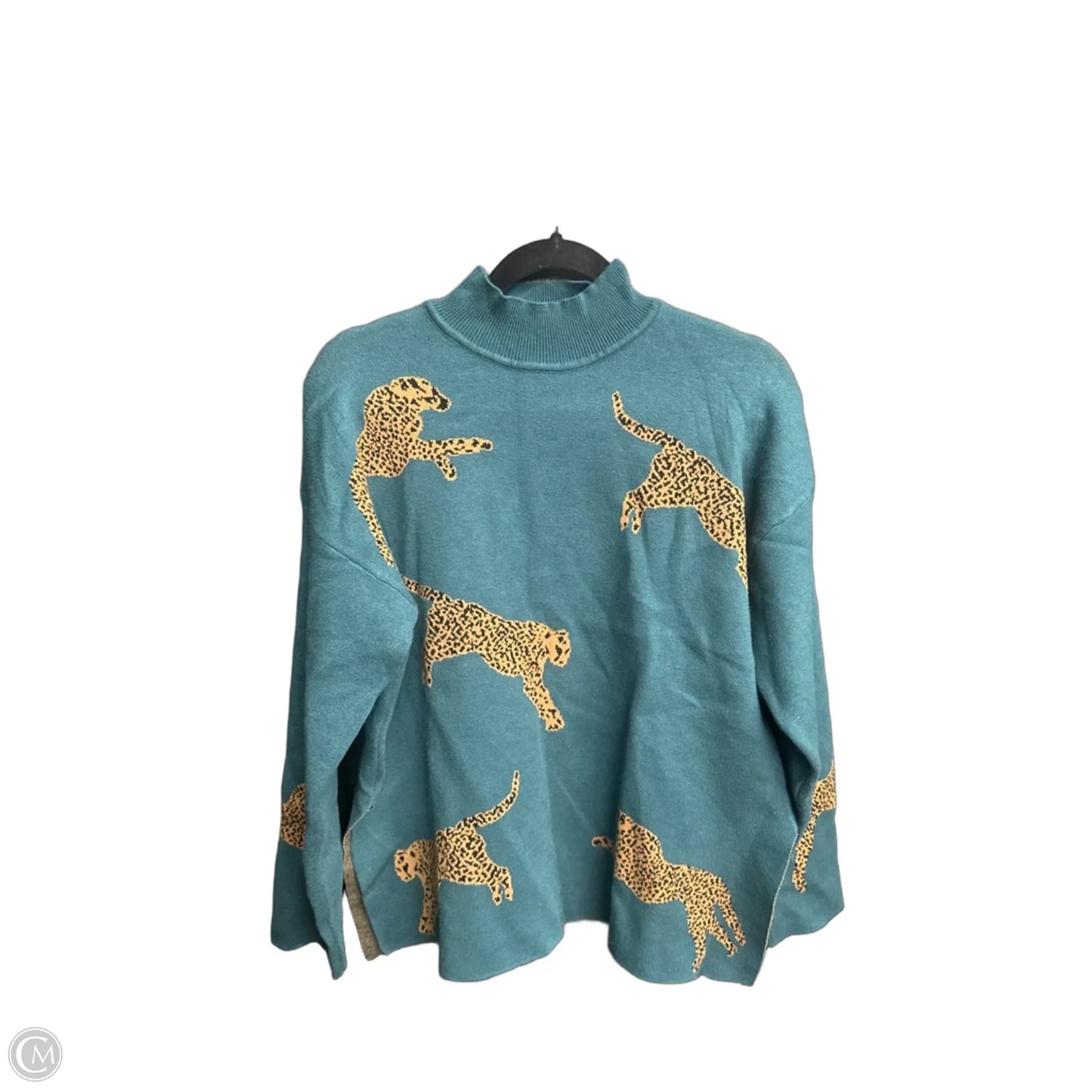 Sweater By Clothes Mentor In Animal Print, Size: M