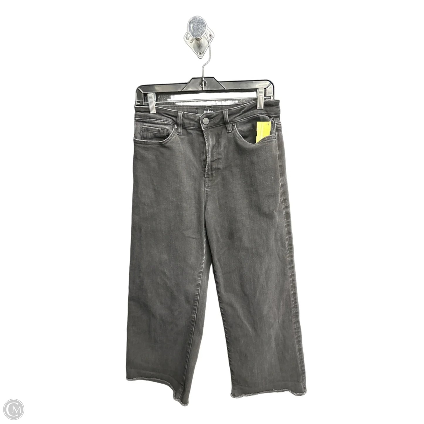 Jeans Wide Leg By Mica In Black Denim, Size: 6