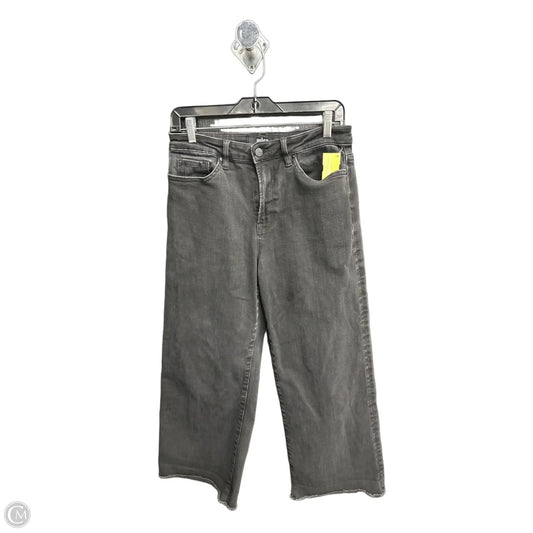Jeans Wide Leg By Mica In Black Denim, Size: 6