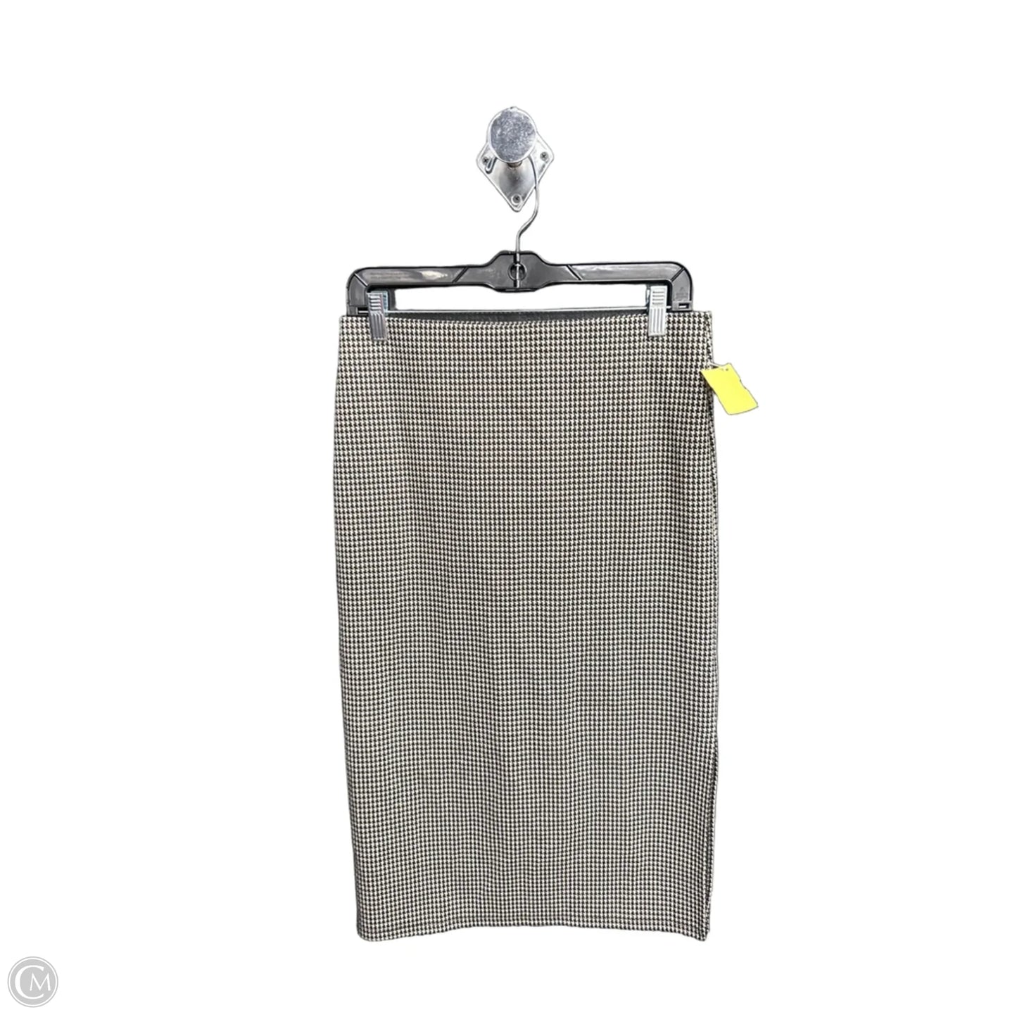 Skirt Maxi By Loft In Black & White, Size: Mp