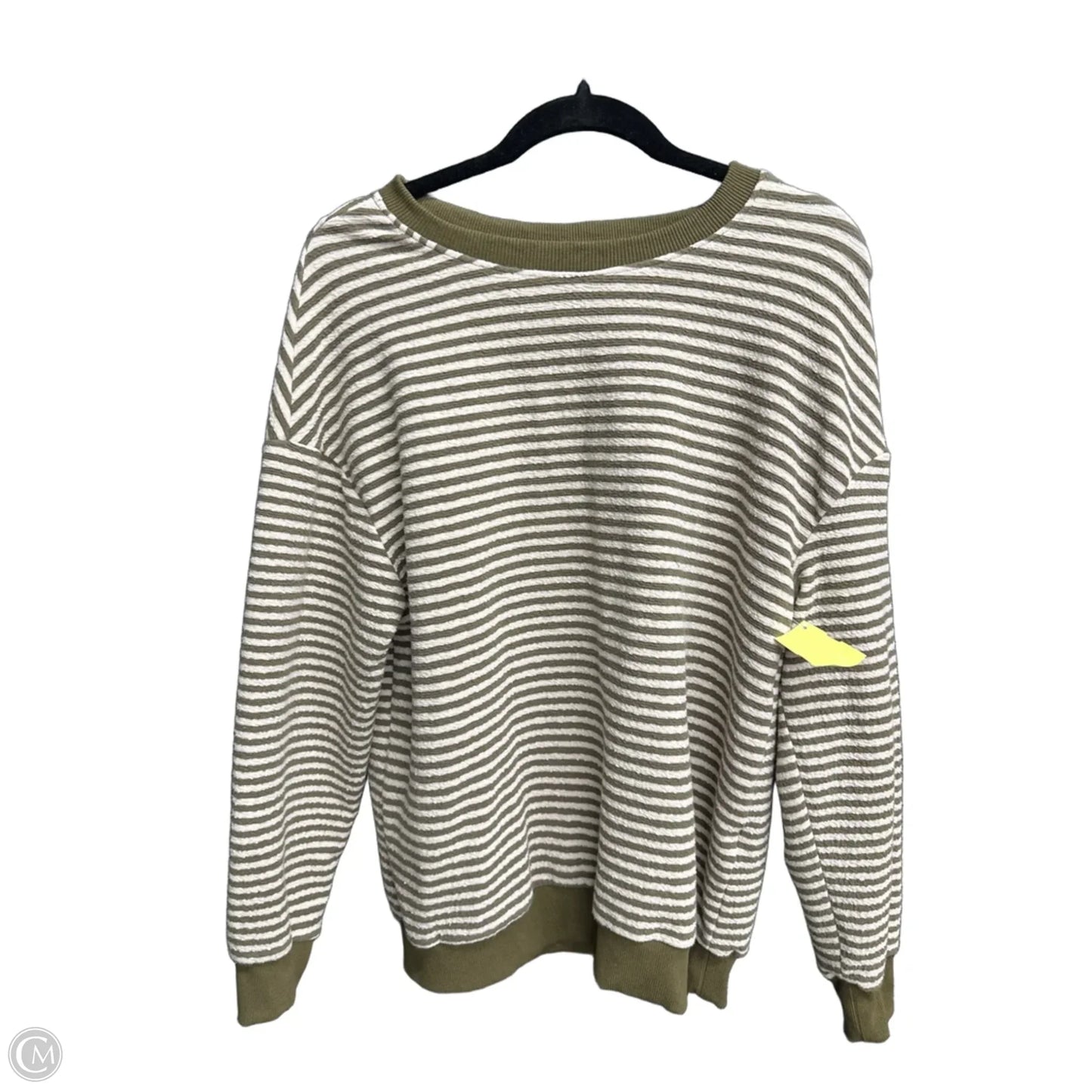 Sweater By Clothes Mentor In Striped Pattern, Size: S