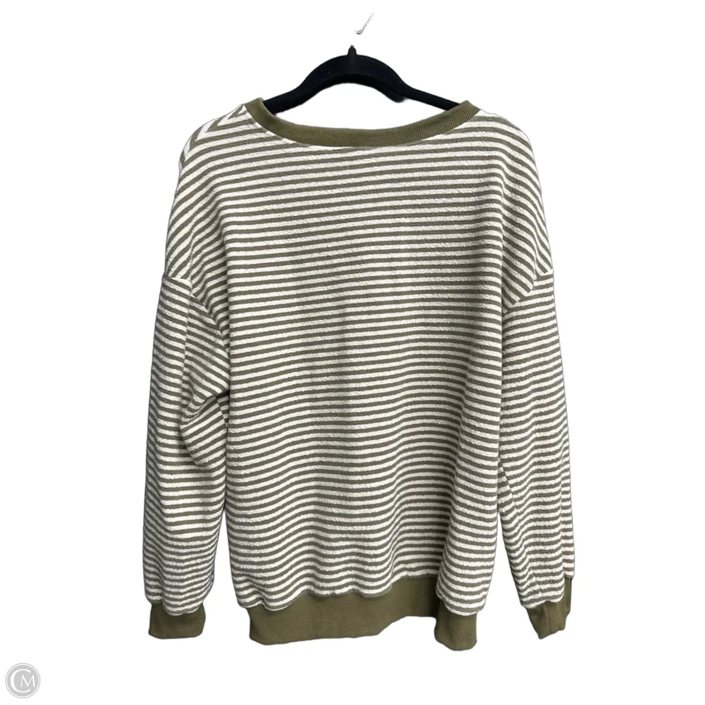 Sweater By Clothes Mentor In Striped Pattern, Size: S