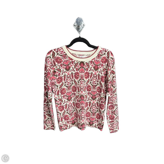 Top Long Sleeve By Croft And Barrow In Paisley Print, Size: Xs