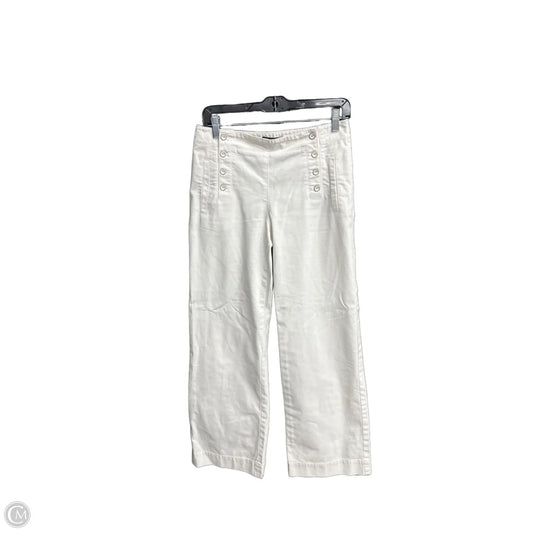 Jeans Wide Leg By Talbots In White, Size: 2