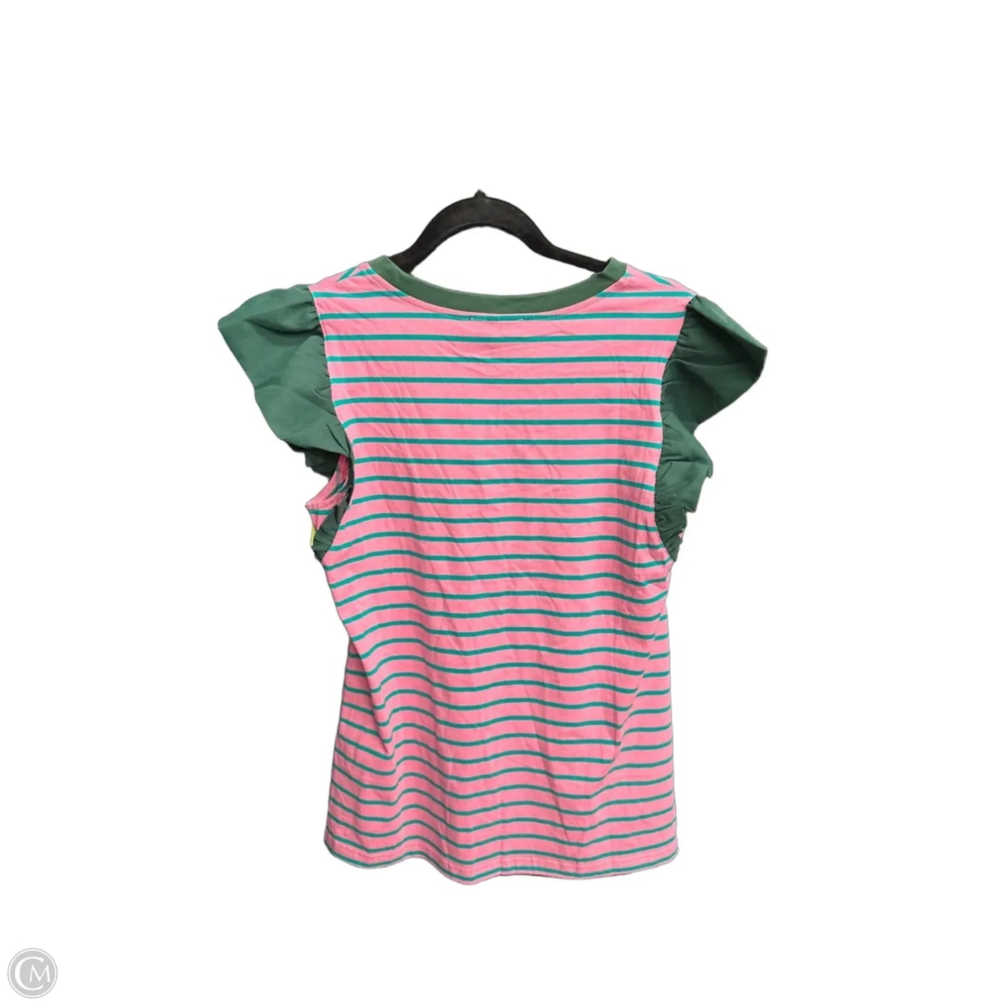 Blouse Sleeveless By Clothes Mentor In Green & Pink, Size: M