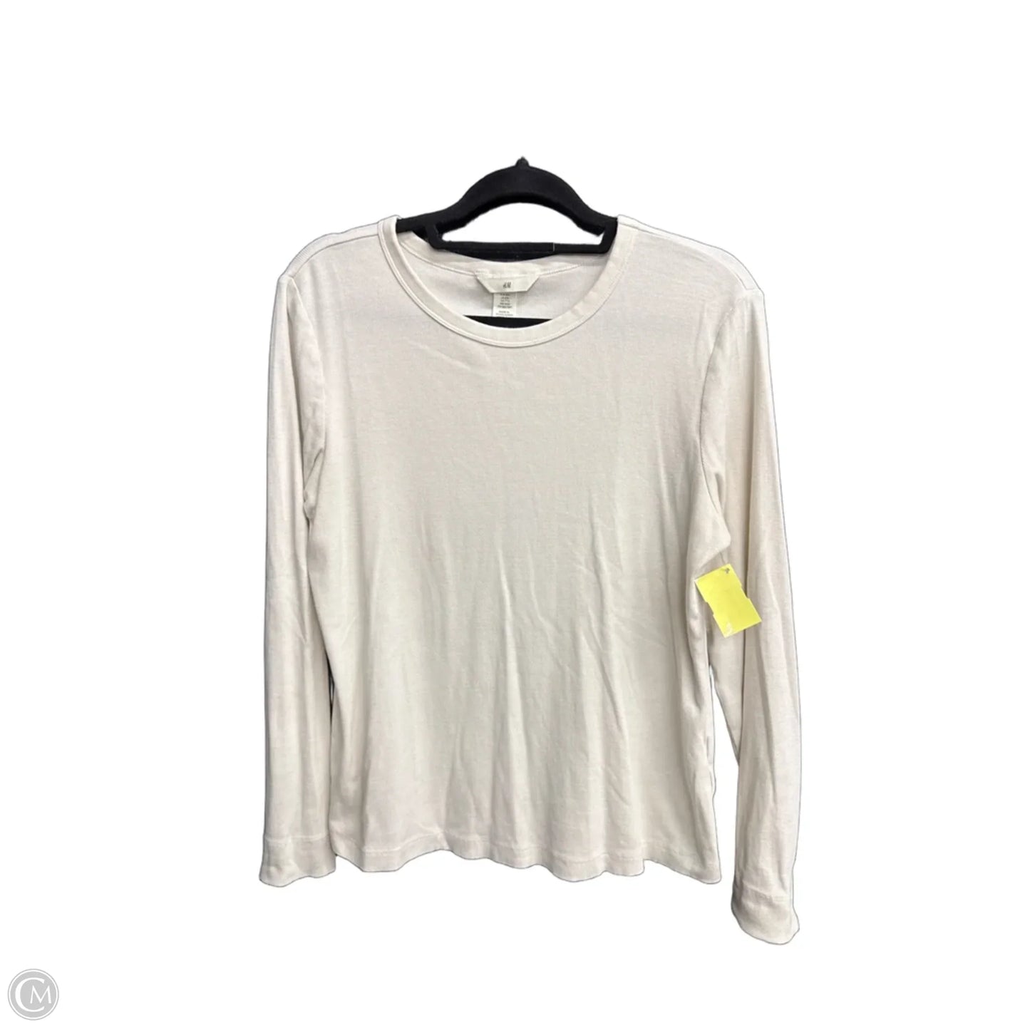 Top Long Sleeve By H&m In Cream, Size: 2x