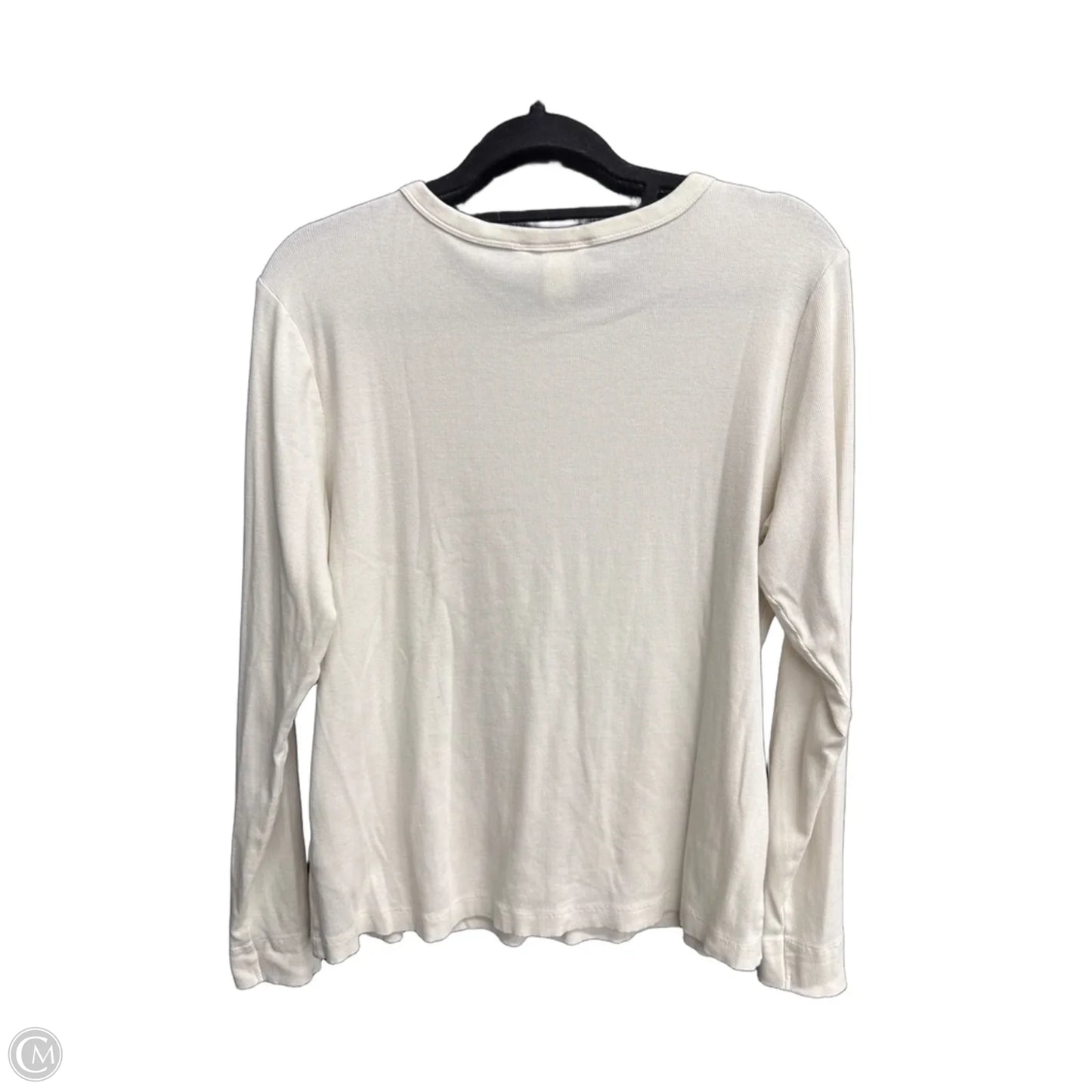 Top Long Sleeve By H&m In Cream, Size: 2x
