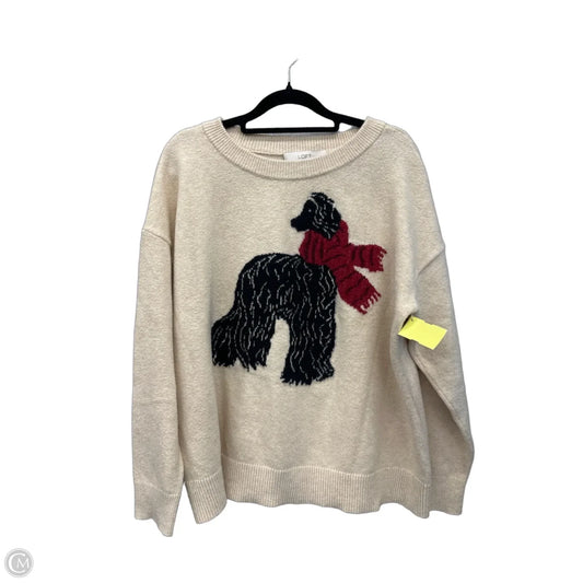 Sweater By Loft In Multi-colored, Size: L