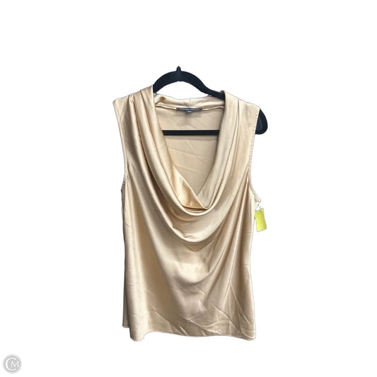 Blouse Sleeveless By Boston Proper In Brown, Size: M