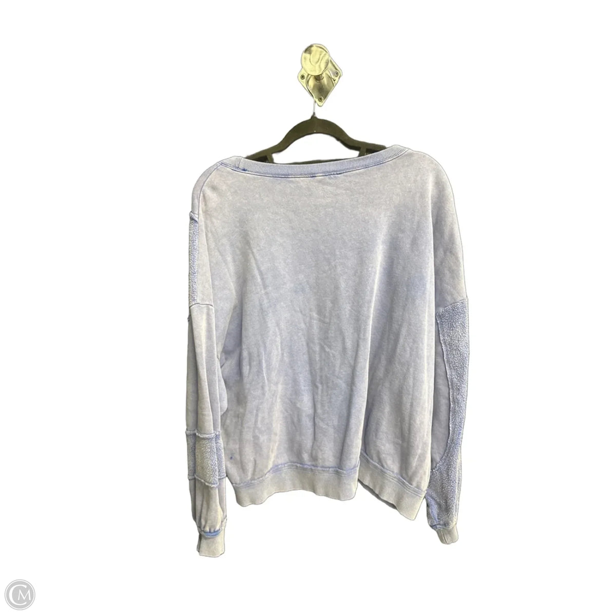 Sweatshirt Crewneck By Easel In Blue, Size: M
