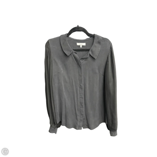 Top Long Sleeve Designer By Milly In Black, Size: M