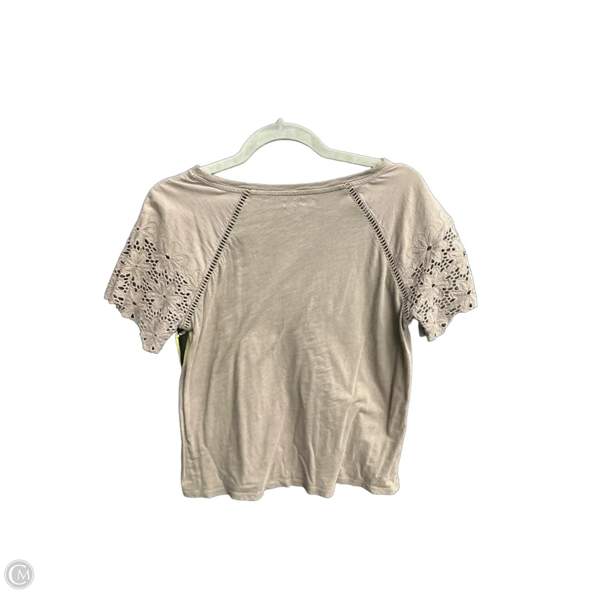 Top Short Sleeve By Loft In Brown, Size: Sp