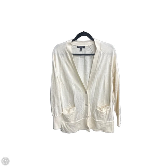 Cardigan By Banana Republic In Cream, Size: L