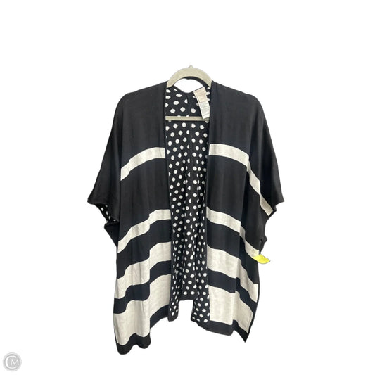 Cardigan By Chicos In Black & White, Size: S