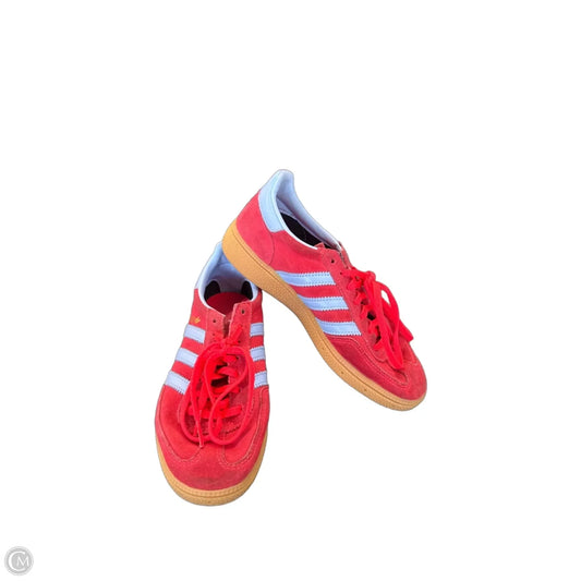Shoes Flats By Adidas In Blue & Red, Size: 6