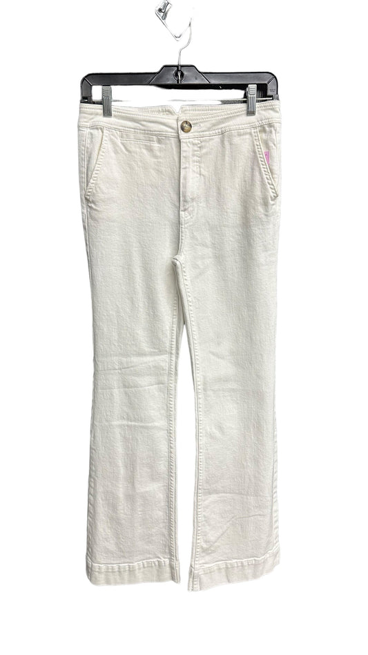 White Jeans Flared Anthropologie, Size 4