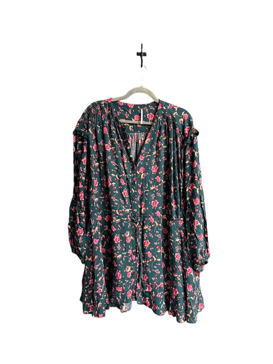 Floral Print Dress Casual Midi Free People, Size M