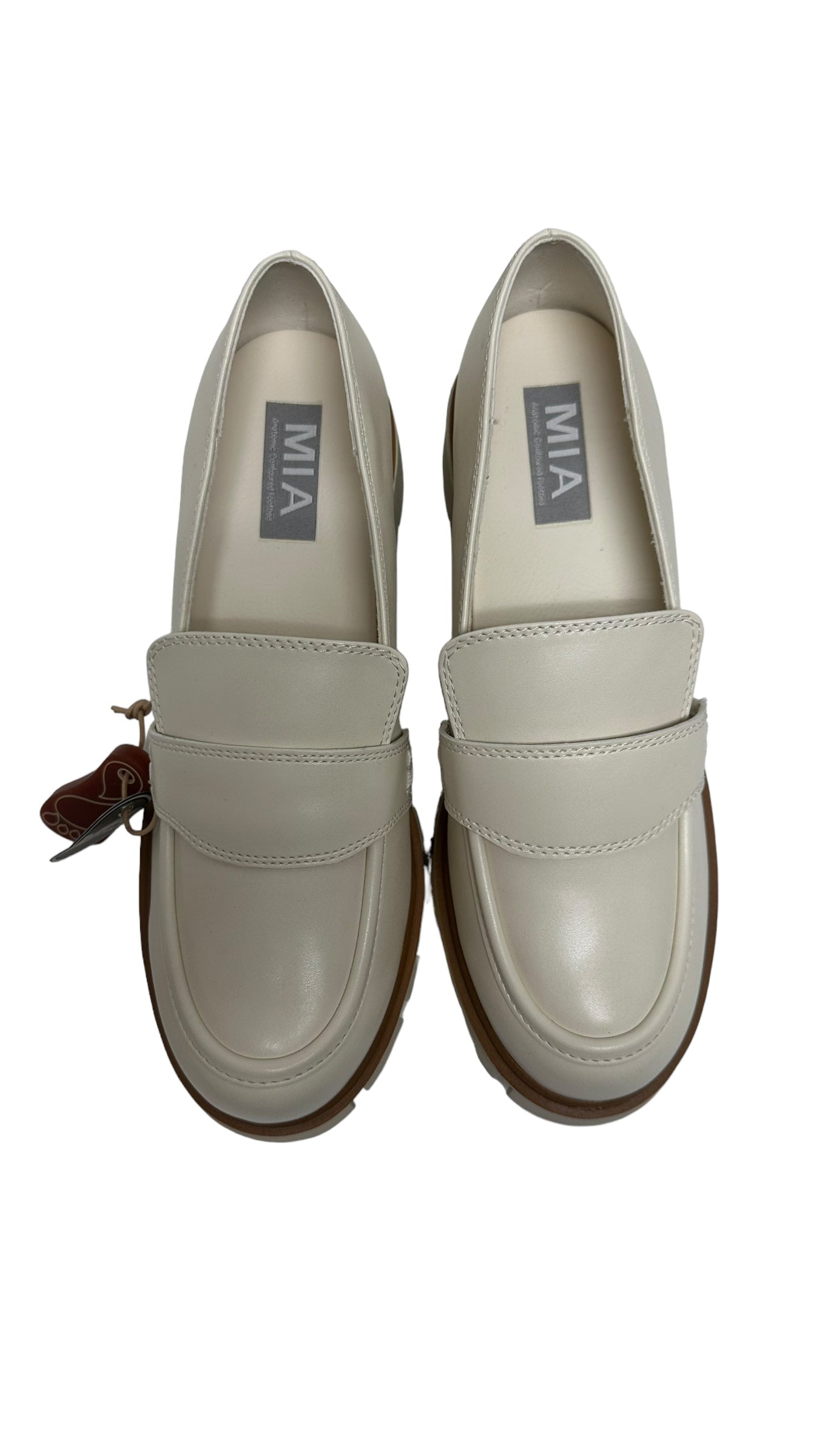 Cream Shoes Heels Block Mia, Size 9