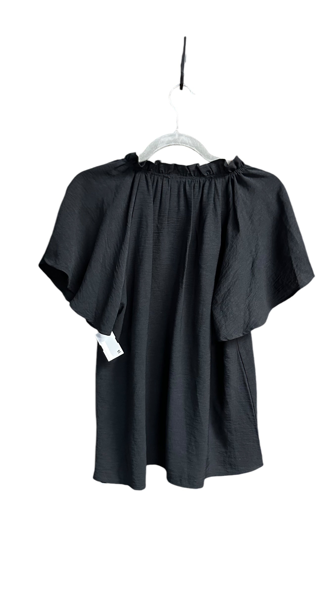 Top Short Sleeve By Entro In Black, Size: S