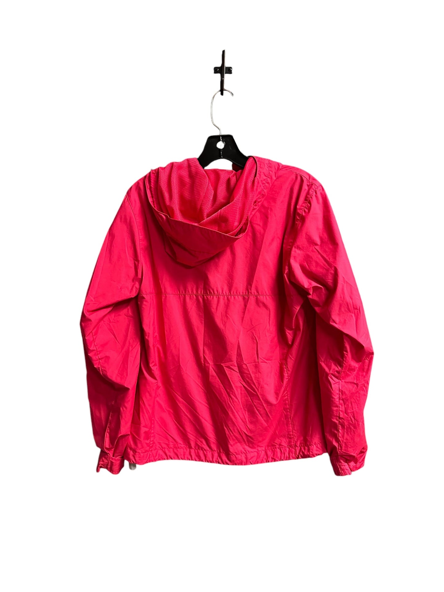 Jacket Windbreaker By Columbia In Red, Size: M