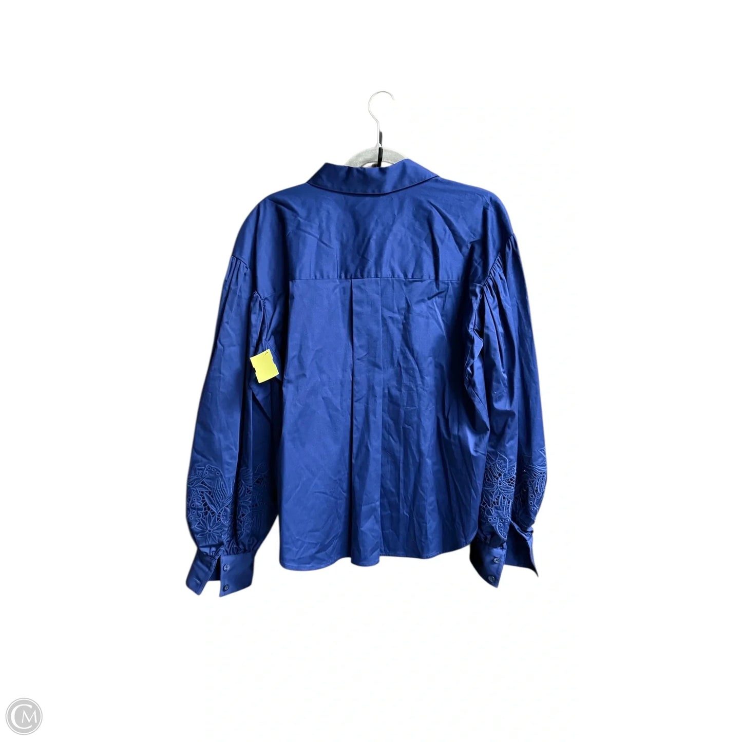 Blouse Designer By Kate Spade In Blue, Size: Xl