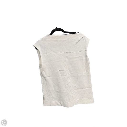 Top Sleeveless By Clothes Mentor In White, Size: L