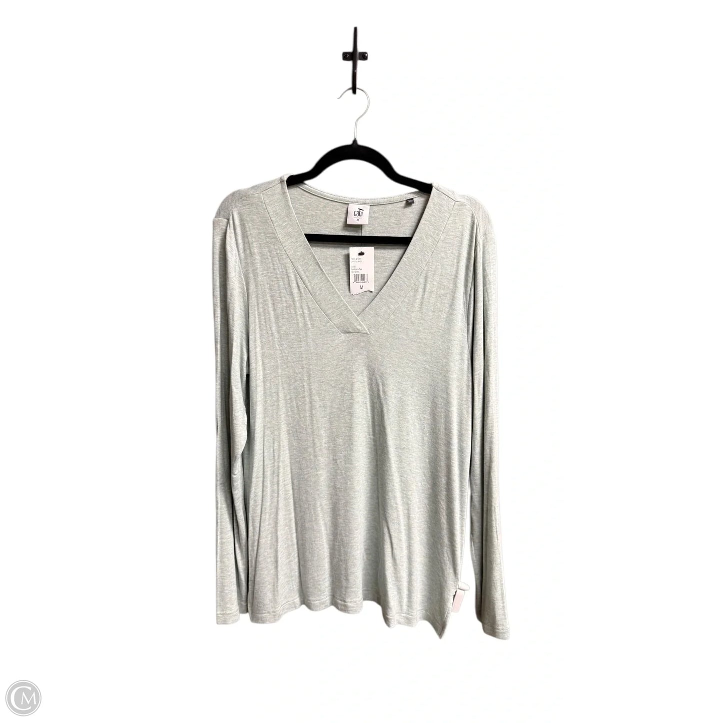 Top Long Sleeve By Cabi In Aqua, Size: M