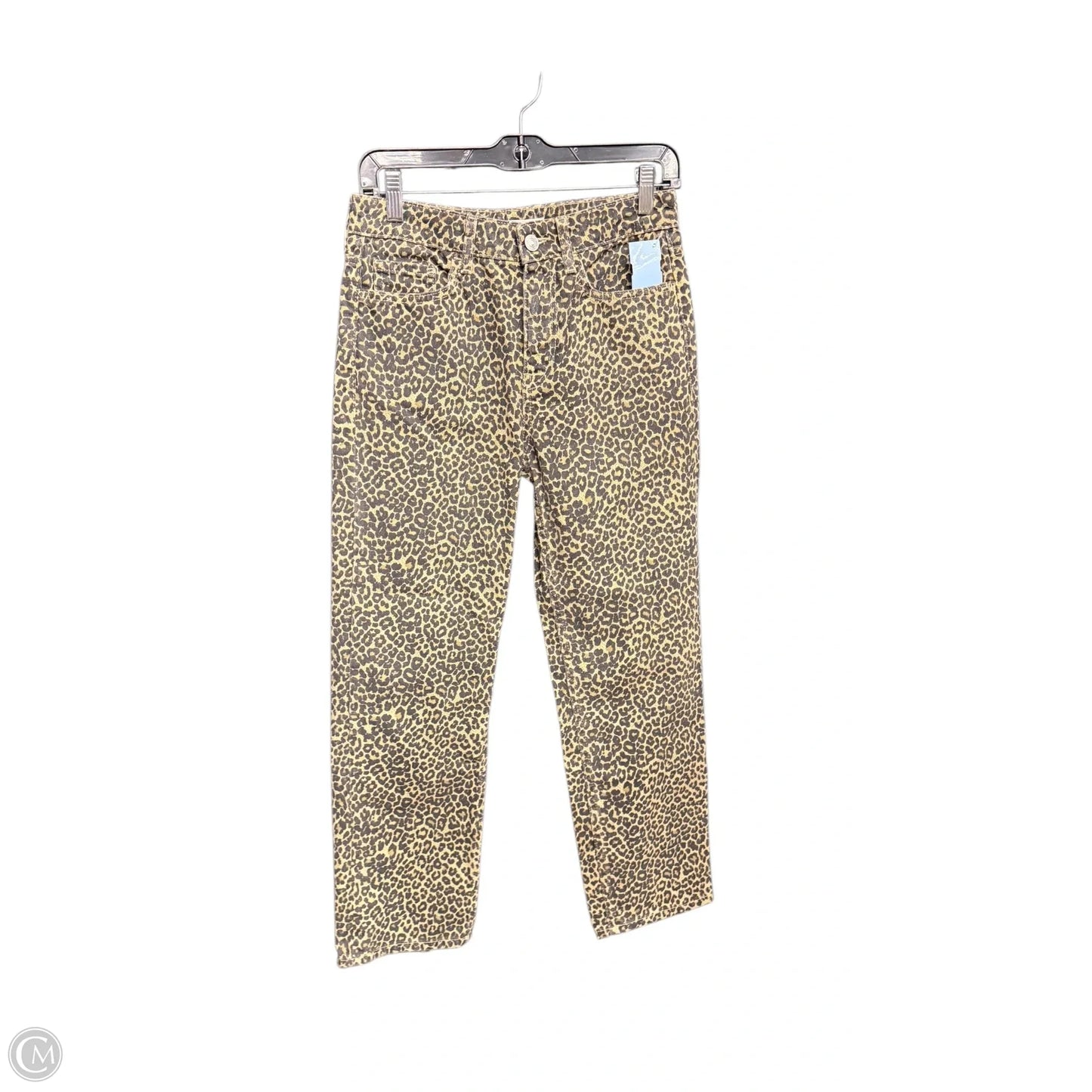 Jeans Straight By Mng In Animal Print, Size: 2