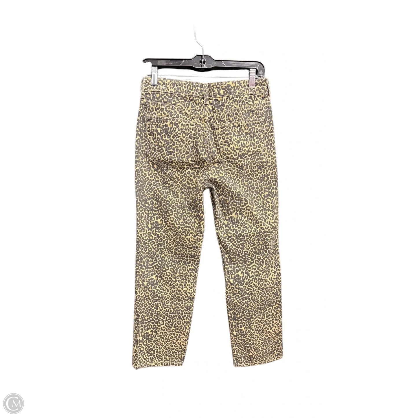 Jeans Straight By Mng In Animal Print, Size: 2