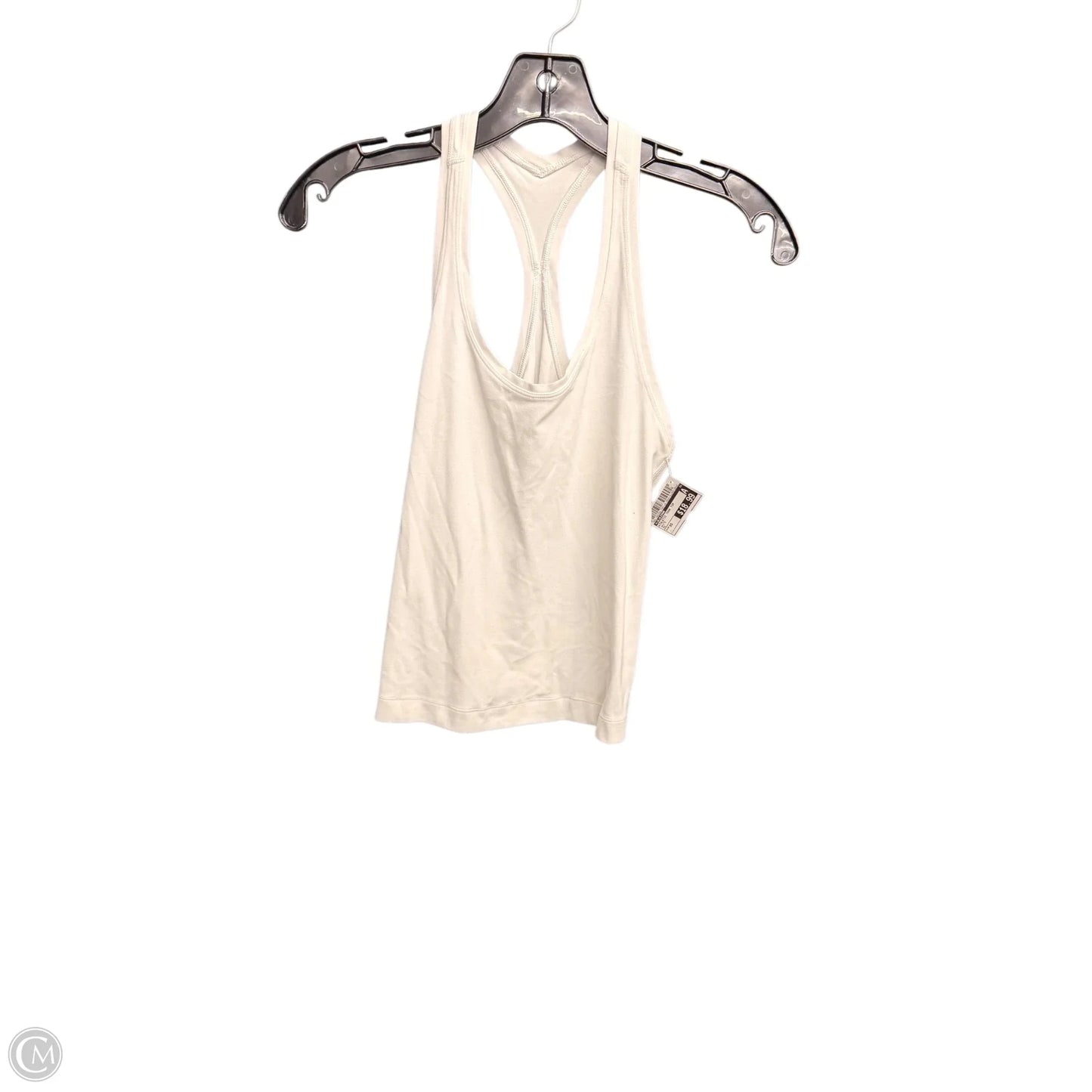 Athletic Tank Top By Lululemon In White, Size: Xs