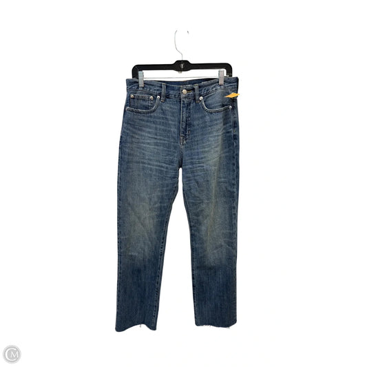 Jeans Straight By J. Crew In Blue Denim, Size: 6