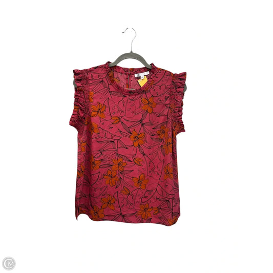 Blouse Sleeveless By Dr2 In Floral Print, Size: S