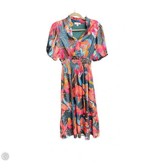 Dress Casual Maxi By Thml In Floral Print, Size: Xs