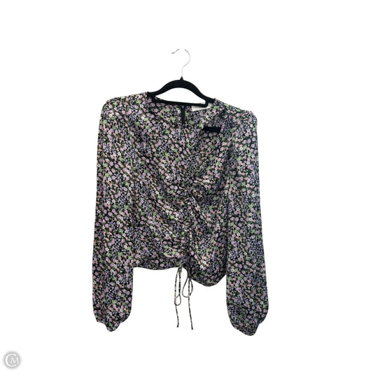 Blouse Long Sleeve By Astr In Floral Print, Size: S
