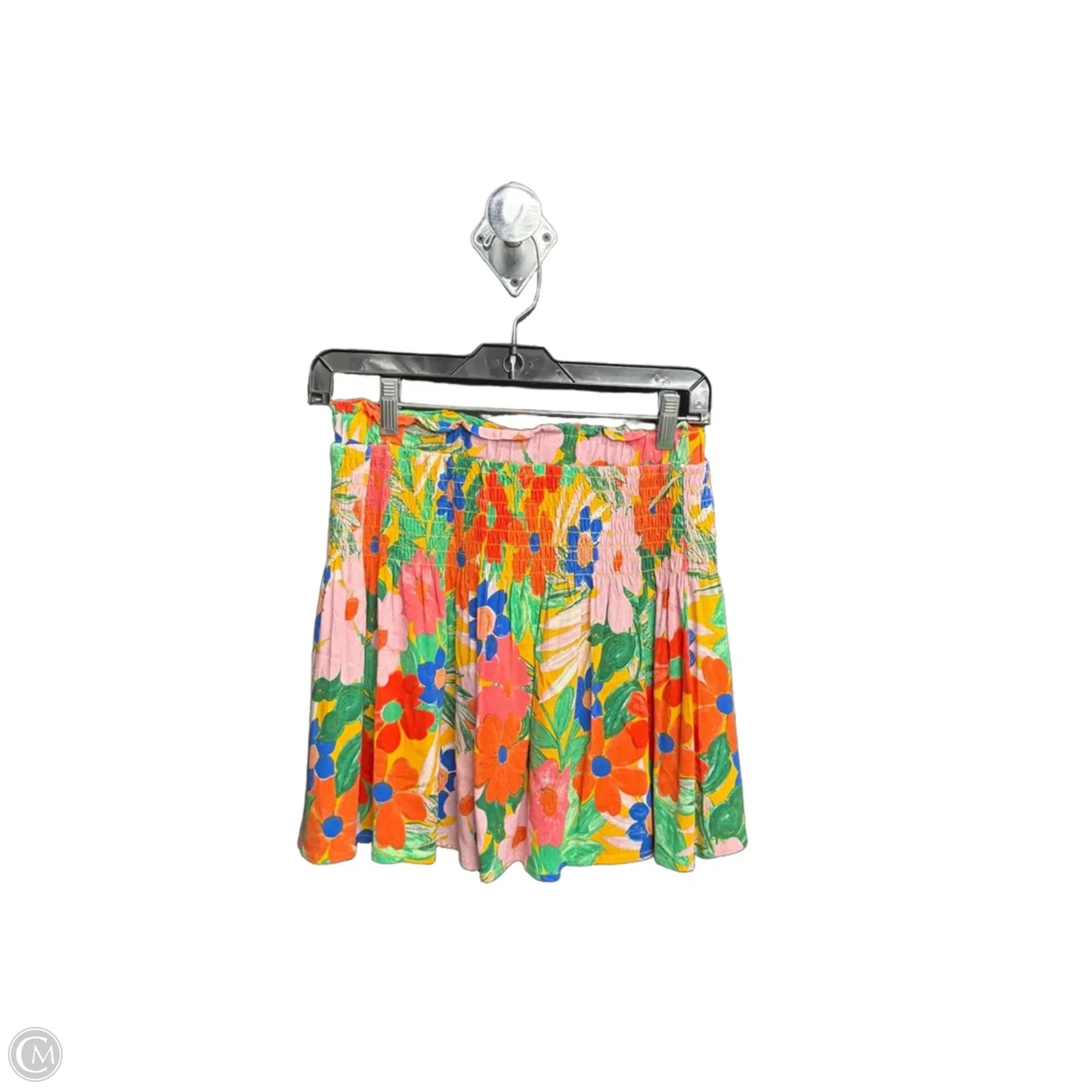 Skirt Mini & Short By Gb In Floral Print, Size: L