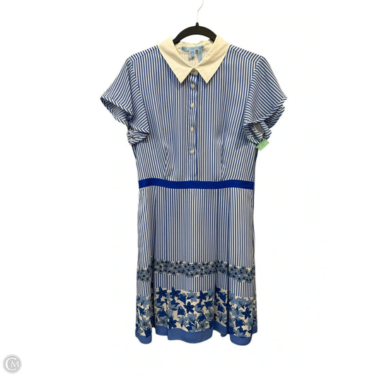 Dress Casual Midi By Draper James In Striped Pattern, Size: M
