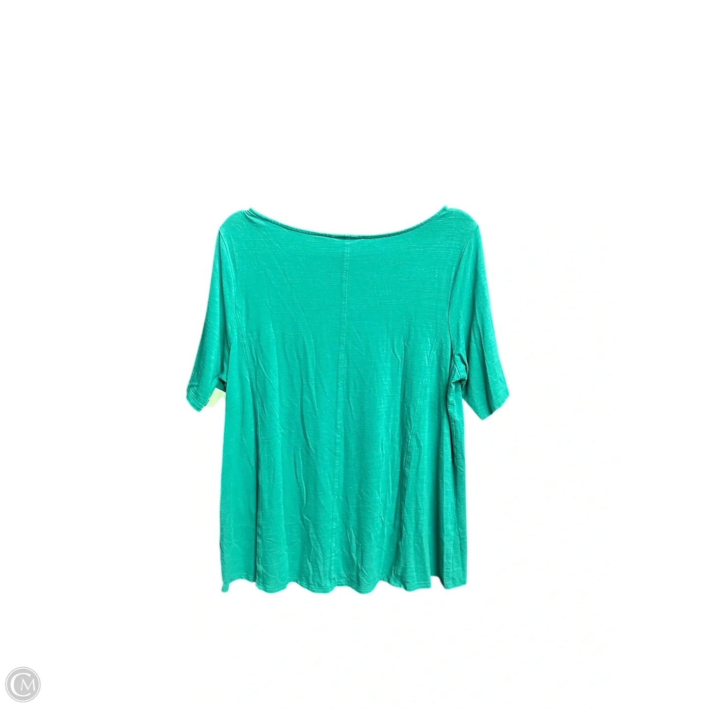 Top Short Sleeve Basic By Clothes Mentor In Green, Size: M