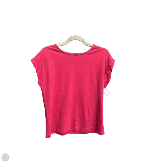 Top Sleeveless By Loft In Maroon, Size: S