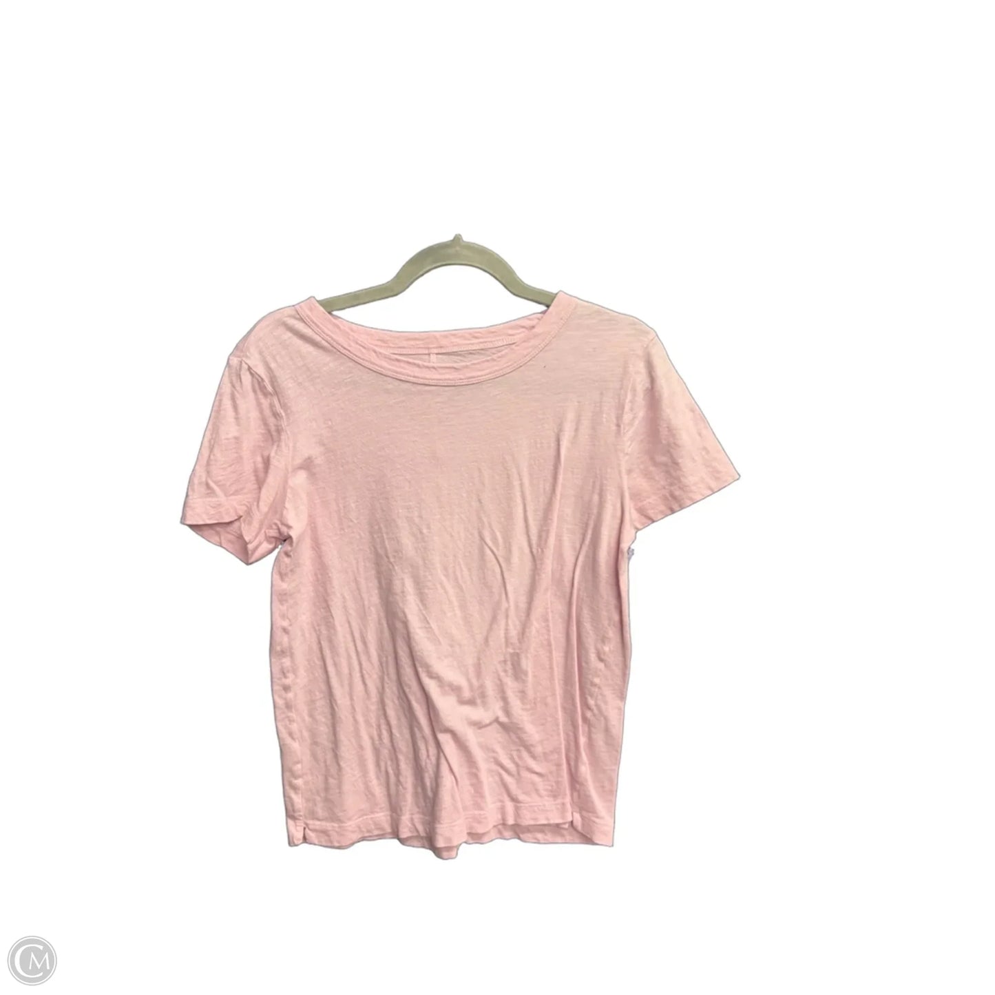 Top Short Sleeve By Loft In Pink, Size: S