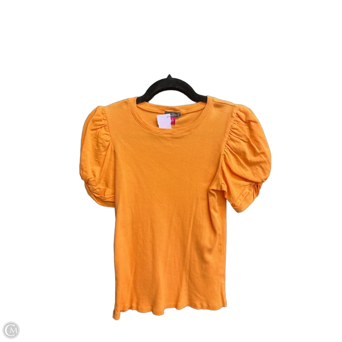 Top Short Sleeve By Vince Camuto In Orange, Size: M