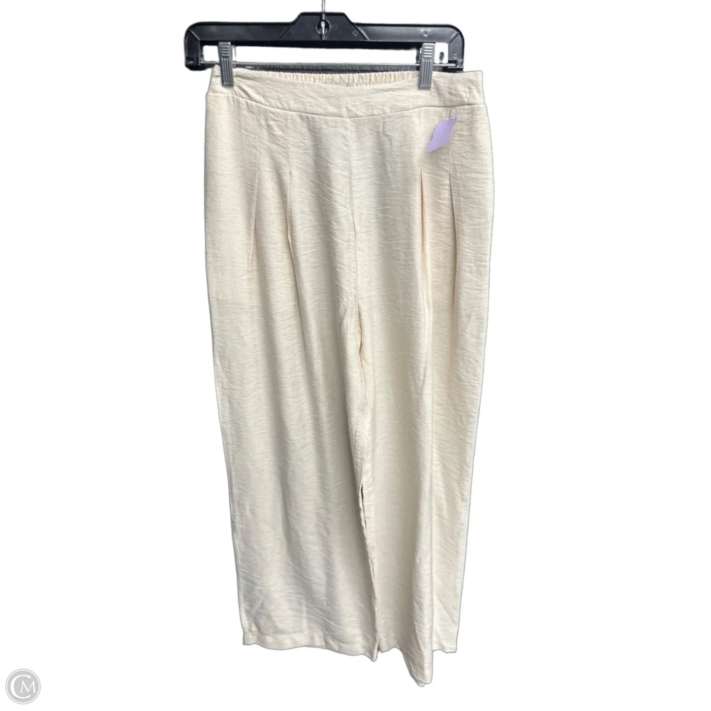 Pants Linen By Paper Crane In Cream, Size: M