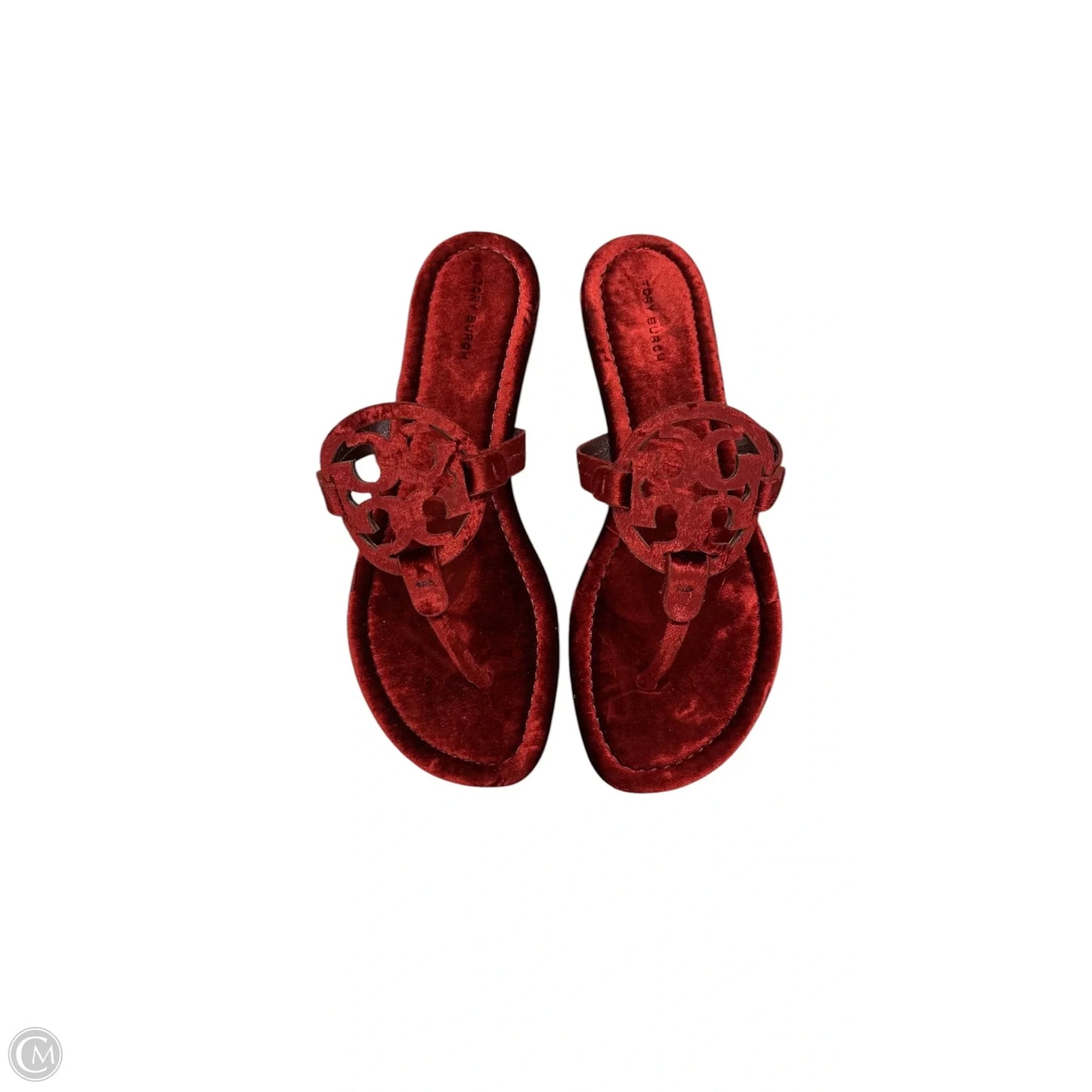 Sandals Designer By Tory Burch In Red, Size: 9.5